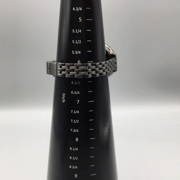 Fossil Heather Women Watch 42mm Silver Tone ES3137 Gray Dial New Battery 6.25" - Picture 12 of 13